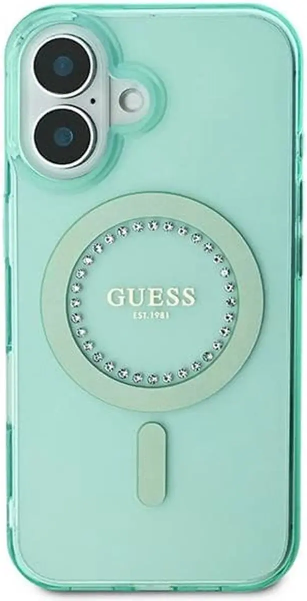 GUESS IML Hoesje iPhone 16 Plus - Groen