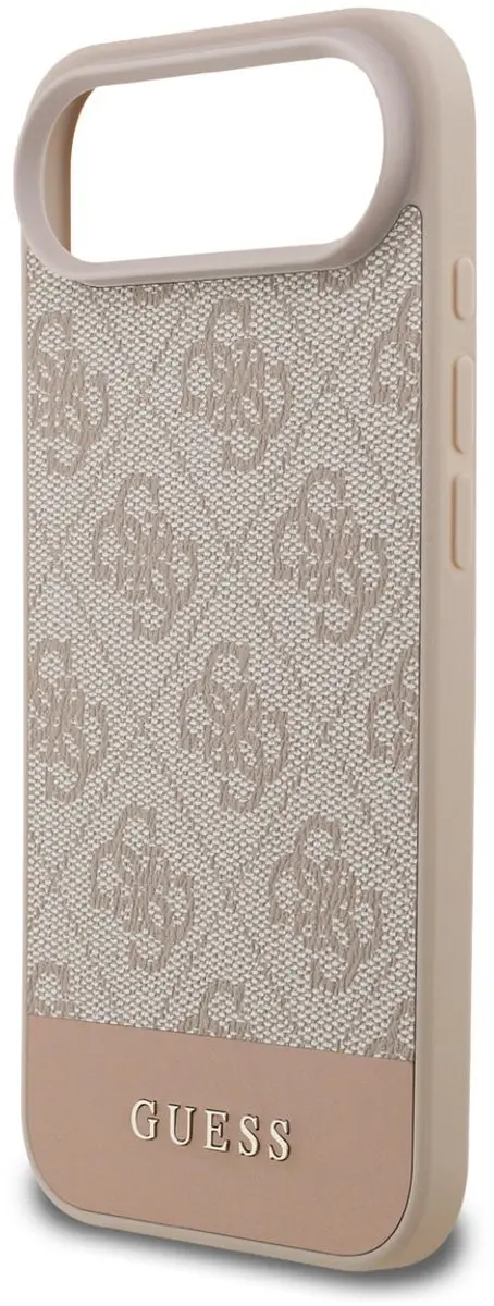 Guess iPhone 17 Air Hoesje - Roze - TPU/Textiel