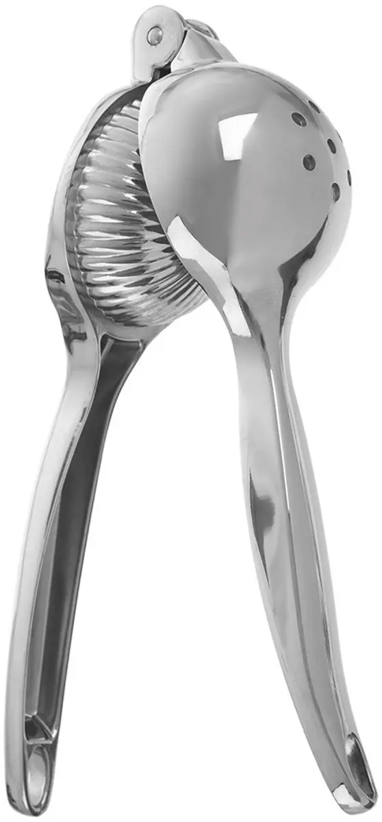 Orion Luxy Serie Metalen Citruspers - 22x7cm - Zilver