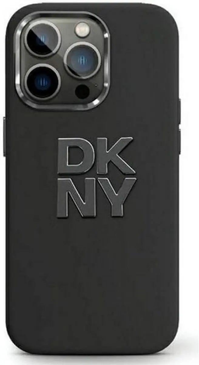 DKNY Silicone Back Case iPhone 15 - Zwart - afbeelding 6 van 6