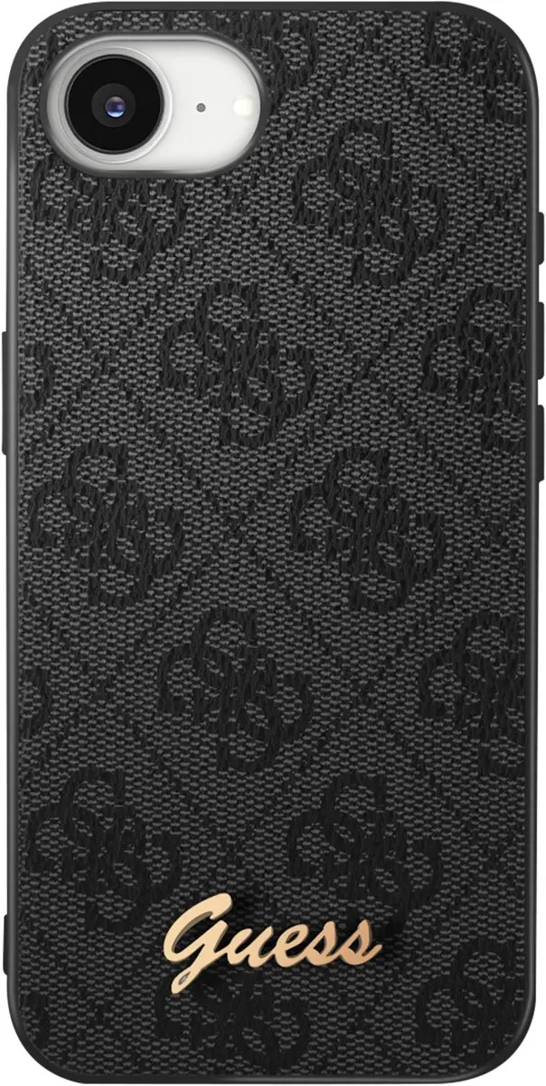GUESS MagSafe Hoesje iPhone 16e - Zwart