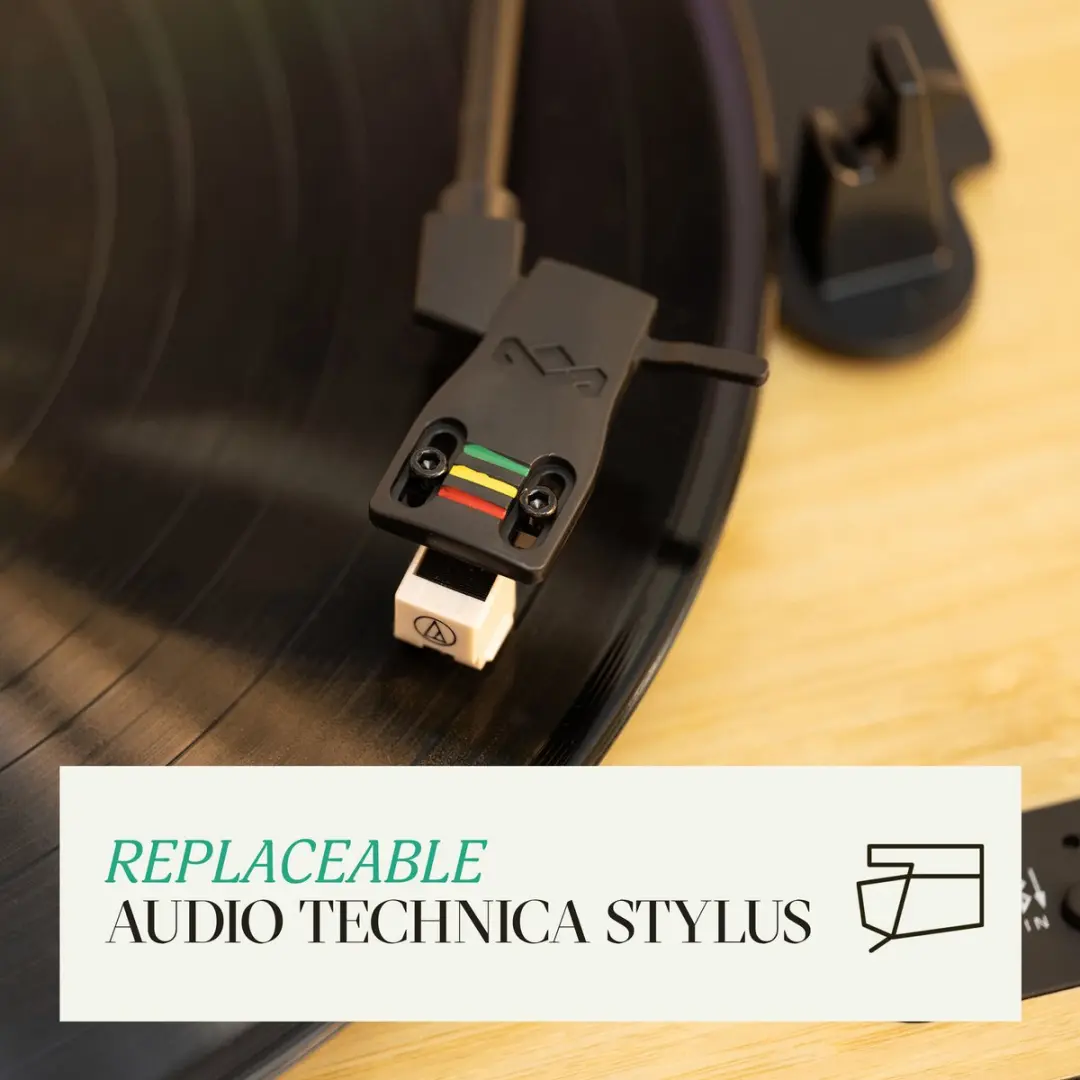 House of Marley Revolution LP Speler - EM-JT004-SB - Zwart