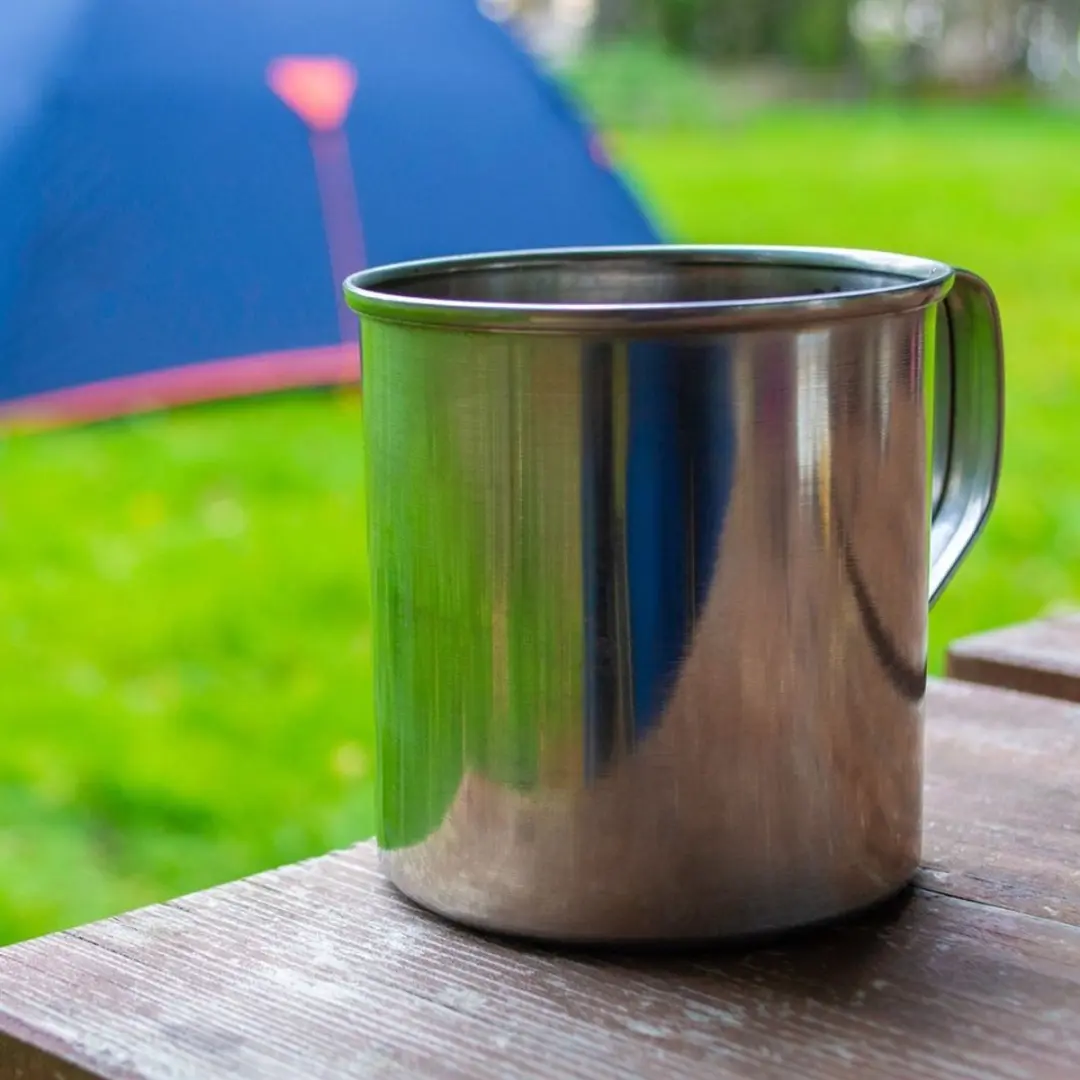 Orion Stalen Reismok 600ml - Roestvrijstaal