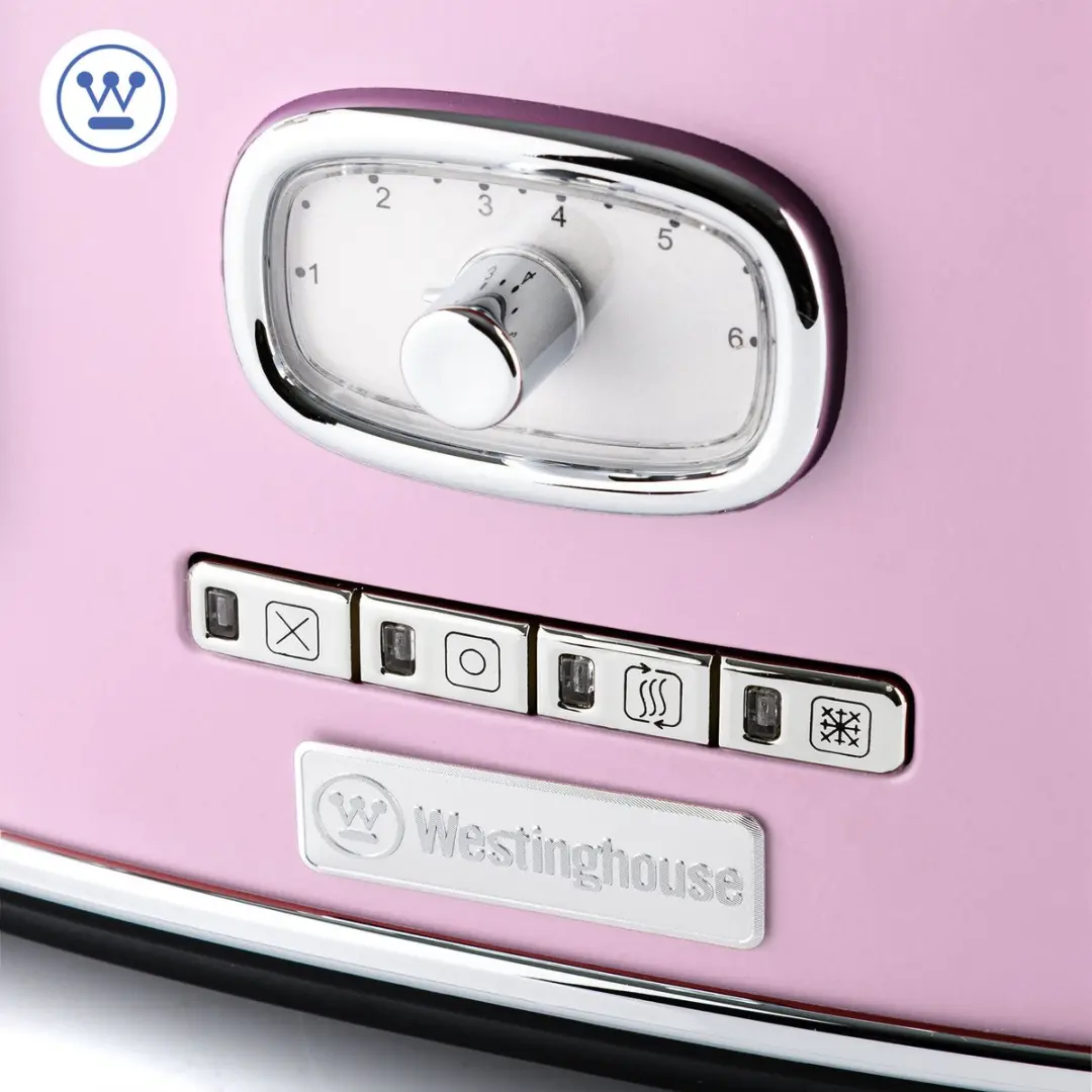 Westinghouse WKTTB809PK Broodrooster 4 Sneden 1750W Roze