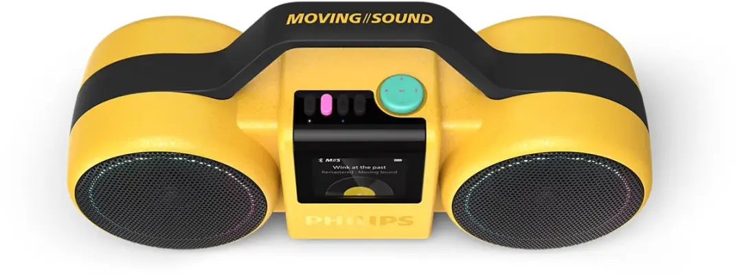 Philips Sound Moving Sound The Roller TAMS60Y/00 - Draagbare Speaker 60W - Geel