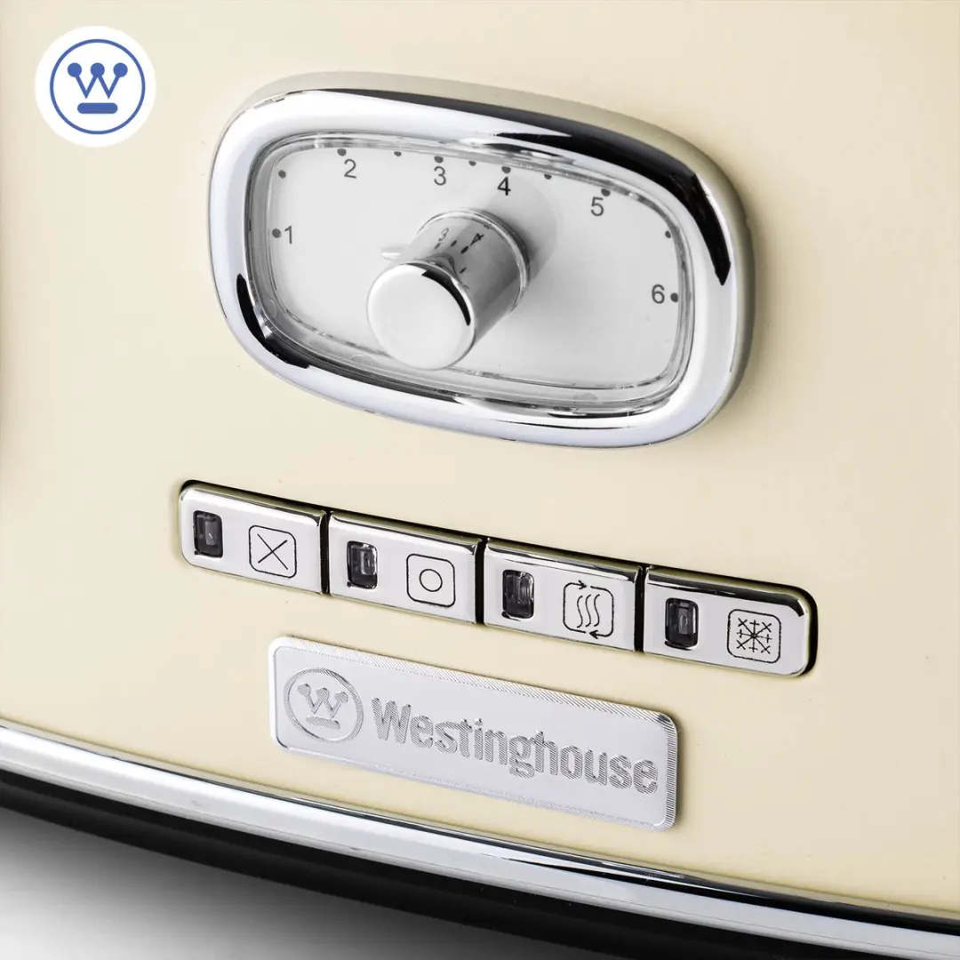 Westinghouse WKTTB809WH Broodrooster 4 Sneden 1750W - Beige
