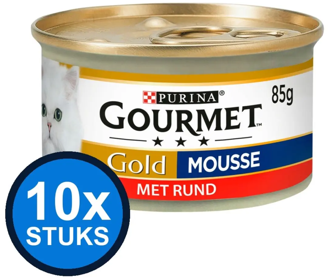 Gourmet Gold Mousse Rund Natvoer Kattenvoer