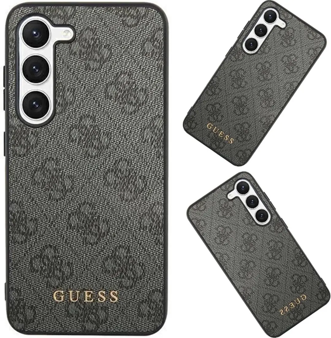 Guess GUHCS24MG4GFGR Back Case - Samsung Galaxy S24 Plus - Grijs
