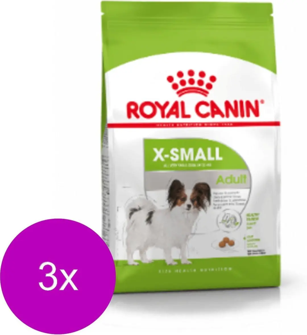 Royal Canin X-Small Adult Hondenvoer - 3x1,5kg