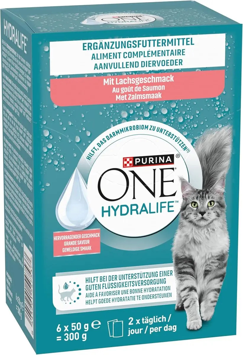 Purina ONE Hydralife Nat Kattenvoer Zalm