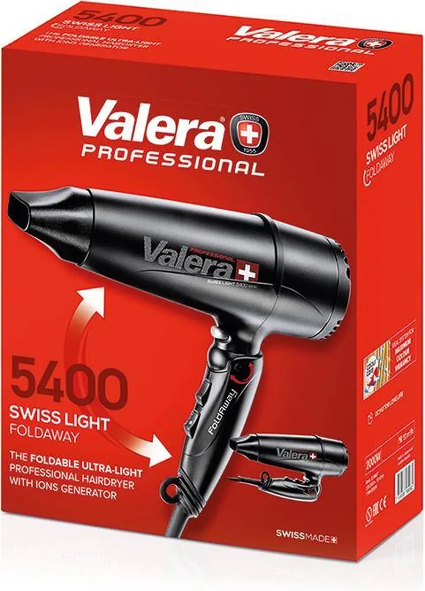 Valera SL5400T Föhn - 2000W - 6 standen - Multi