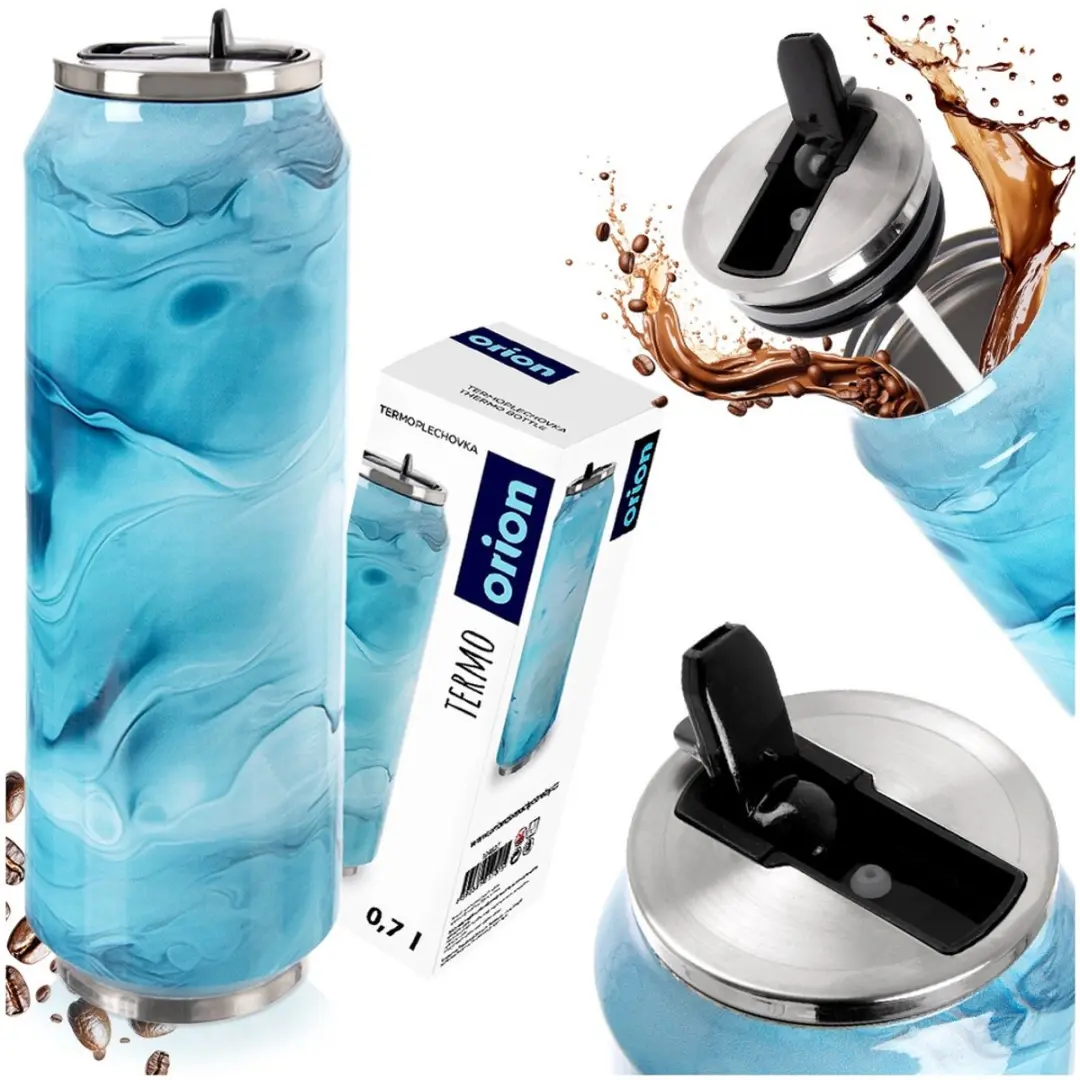 Orion Thermosbeker Blauw 700ml