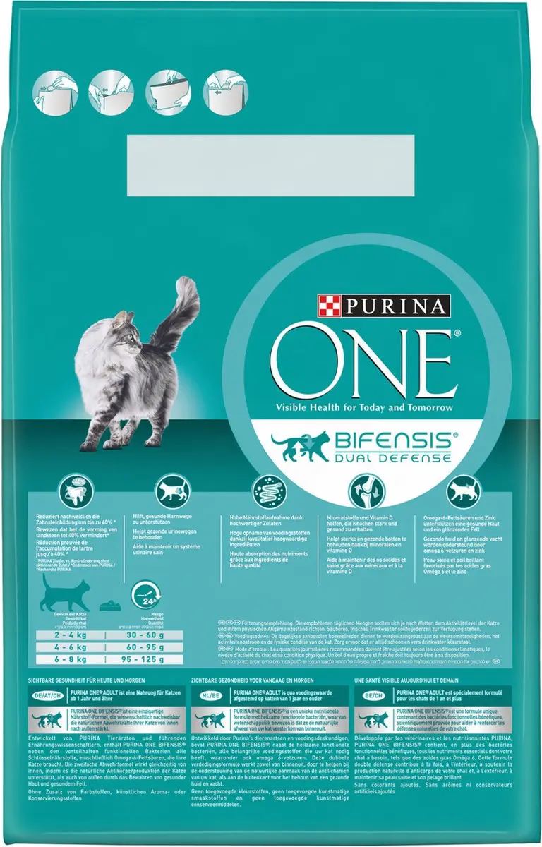 Purina ONE Adult Kattenvoer Droogvoer Kip 3kg
