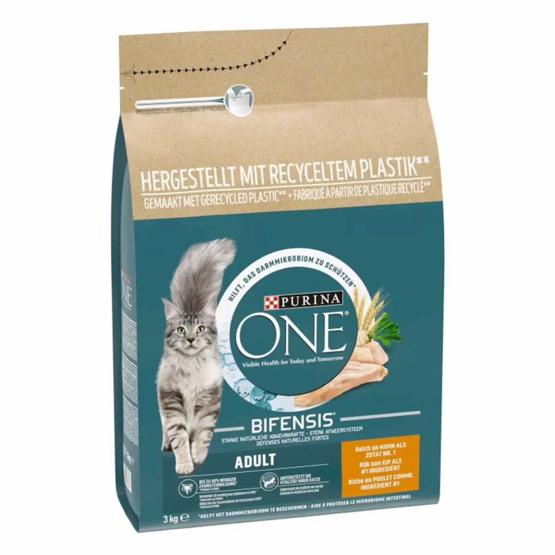 Purina ONE Adult Kattenvoer Droogvoer Kip 3kg