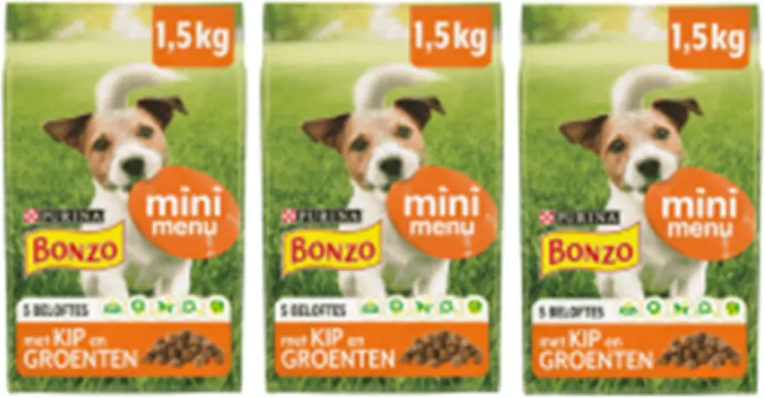 Bonzo Friskies Droog Mini Menu Kip