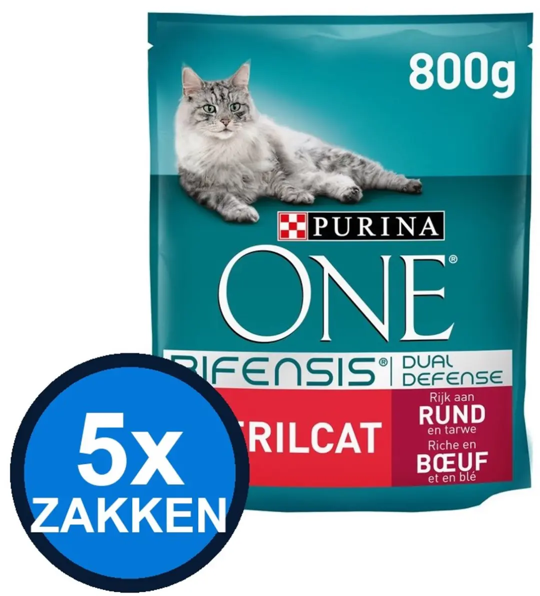 Purina ONE Adult Sterilcat Rund Kattenvoer Droogvoer 3kg - 2 Stuks