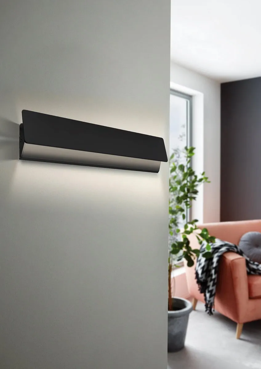 Eglo Zubialde Wandlamp LED 36cm - Zwart - afbeelding 6 van 6