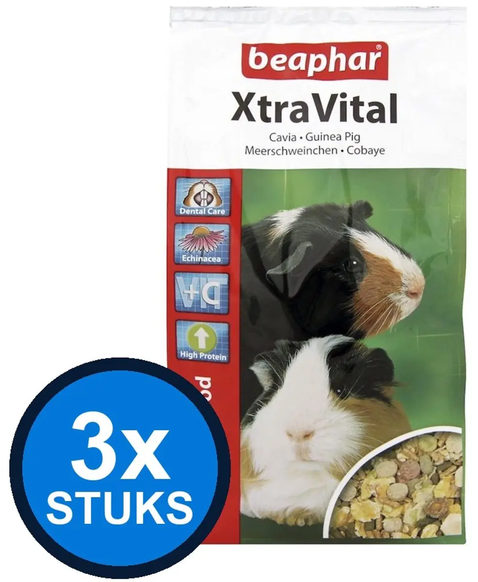 Beaphar XtraVital Caviavoer 1kg
