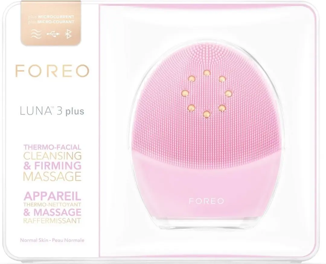FOREO LUNA 3 Plus Gezichtsreinigingsborstel - 16 Snelheden - Pink