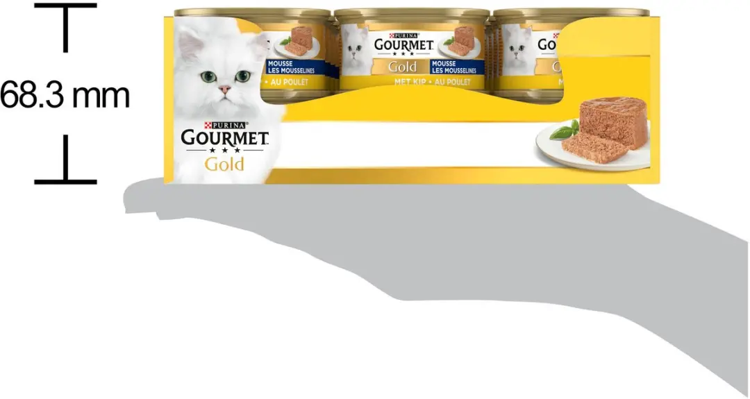 Gourmet Gold Mousse Kip Kattenvoer Natvoer - 24x85g