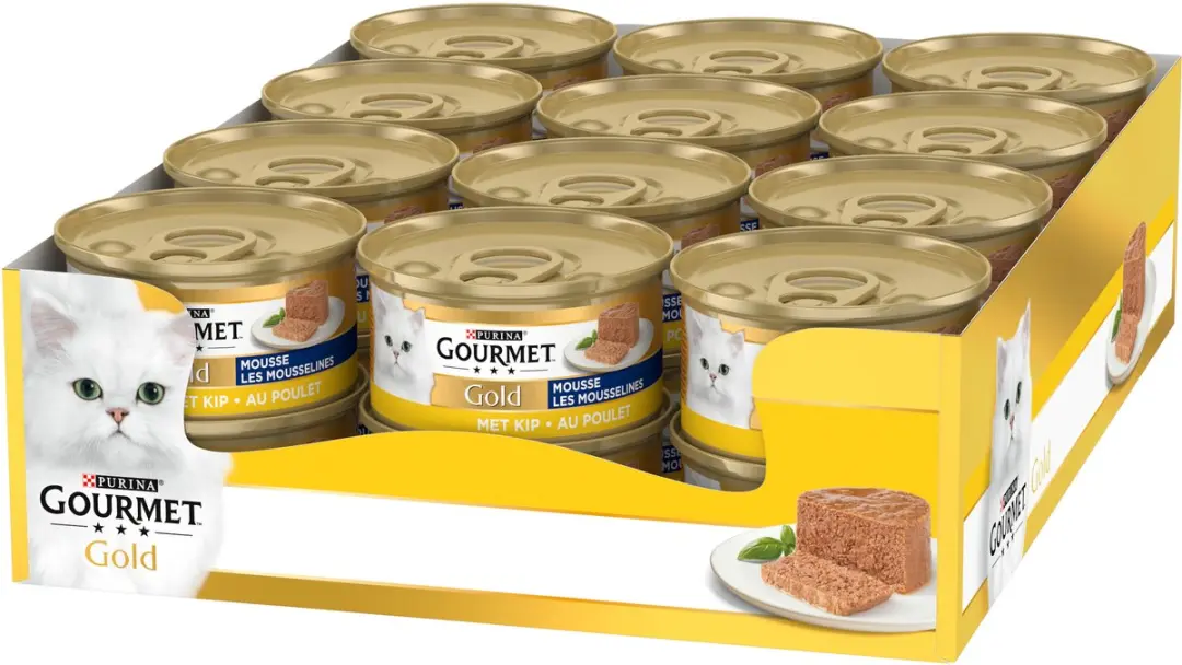 Gourmet Gold Mousse Kip Kattenvoer Natvoer
