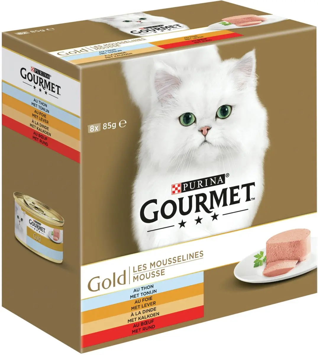 Gourmet Gold Fijne Mousse Kattenvoer