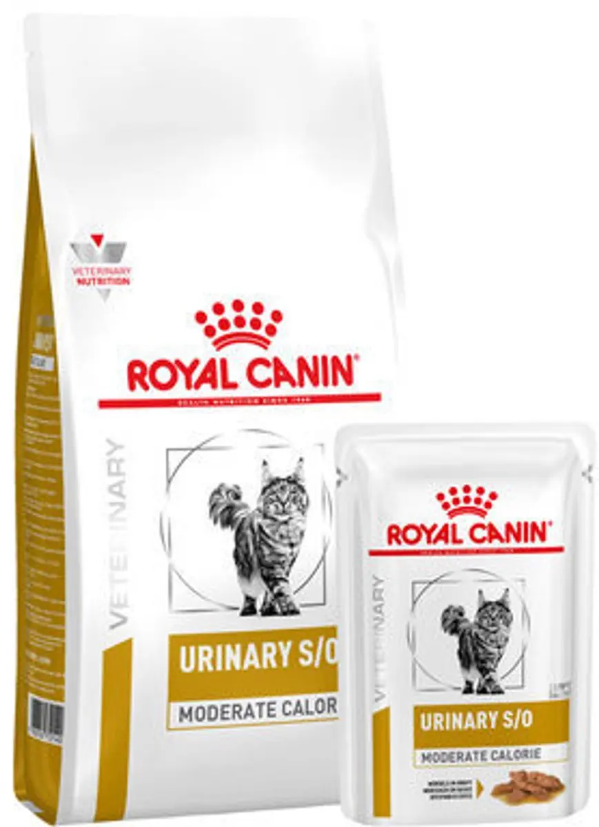 Royal Canin Urinary S/O Moderate Calorie Kat - 13 Stuks (9kg + 12x85g)