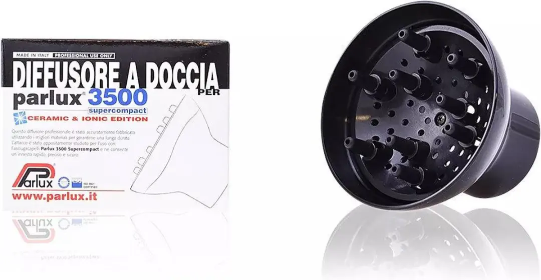 Parlux 3500 SuperCompact Diffuser - Zwart