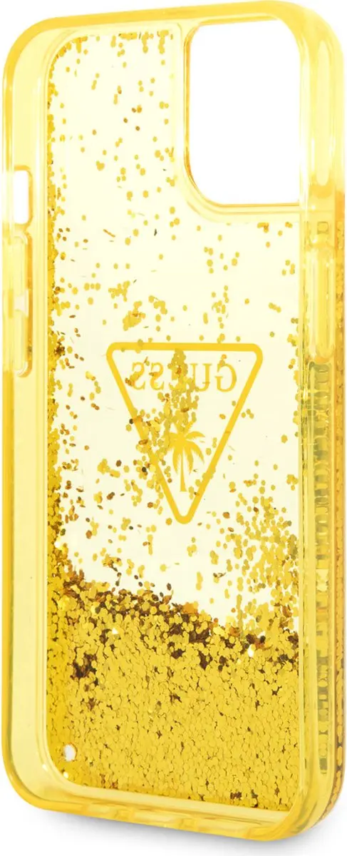 GUESS Telefoonhoesje iPhone 14 Plus - Goud - MagSafe