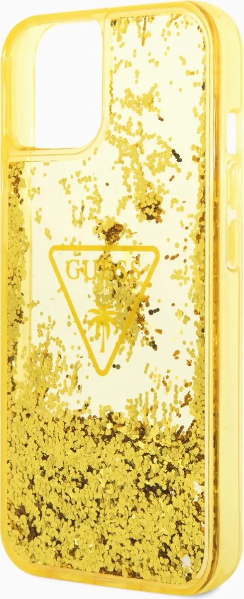 GUESS Telefoonhoesje iPhone 14 Plus - Goud - MagSafe