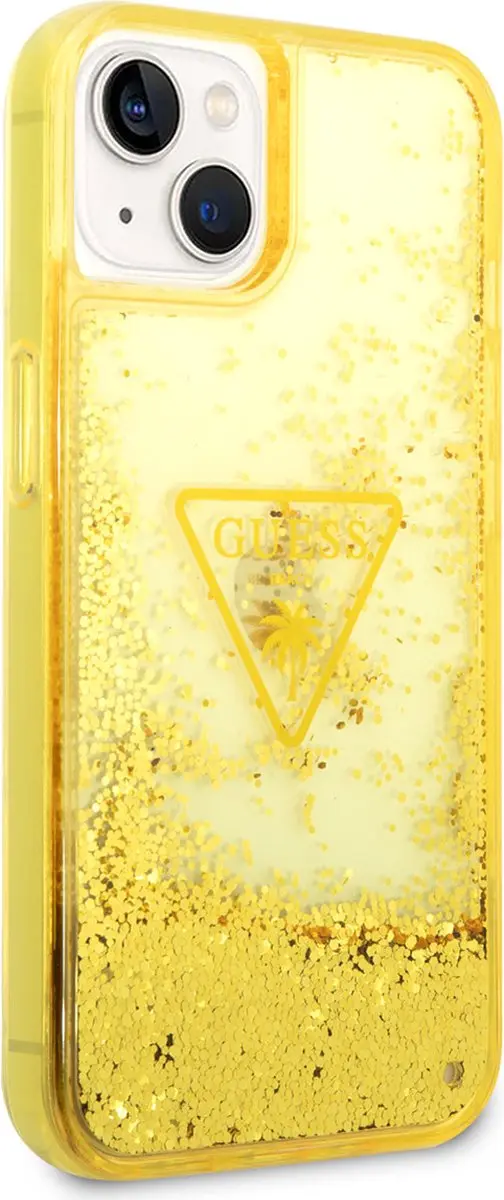 GUESS Telefoonhoesje iPhone 14 Plus - Goud - MagSafe