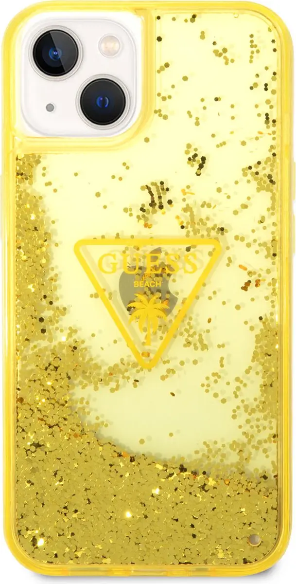 GUESS Telefoonhoesje iPhone 14 Plus - Goud - MagSafe