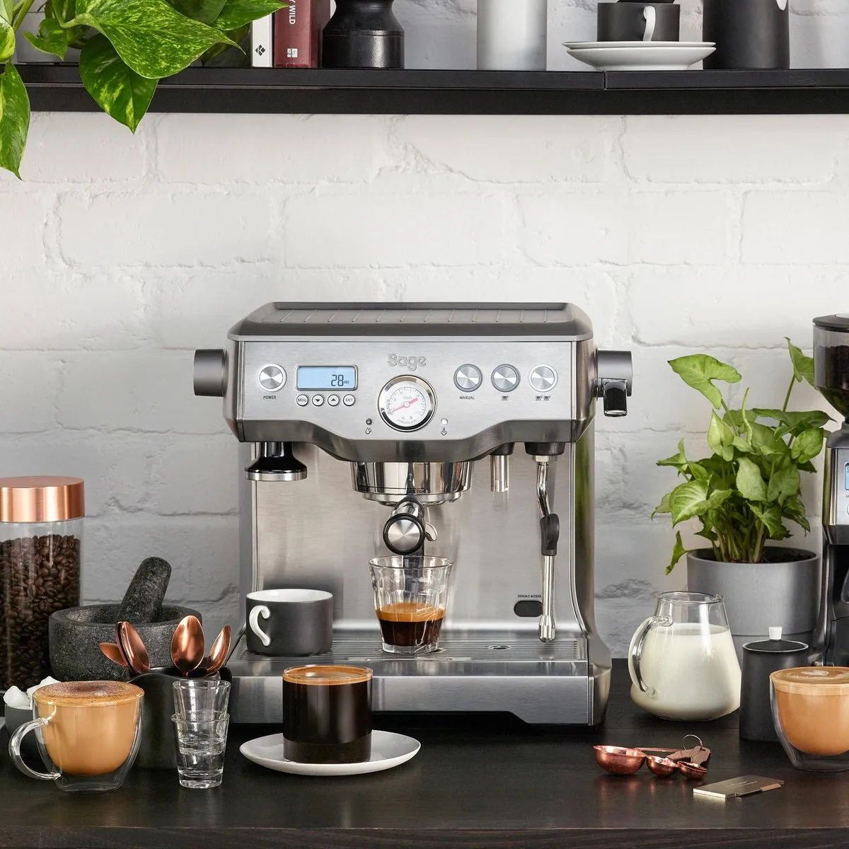 Sage the Dual Boiler SES920BSS4EEU1 Espressomachine - Zilver