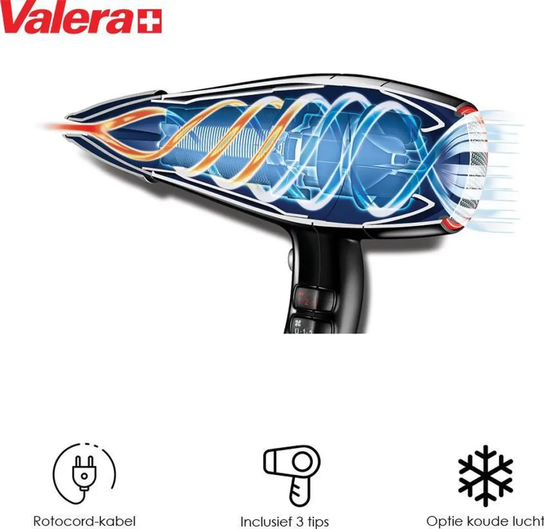 Valera Silent Jet SXJ7500DRC Föhn - 2000W - Multi