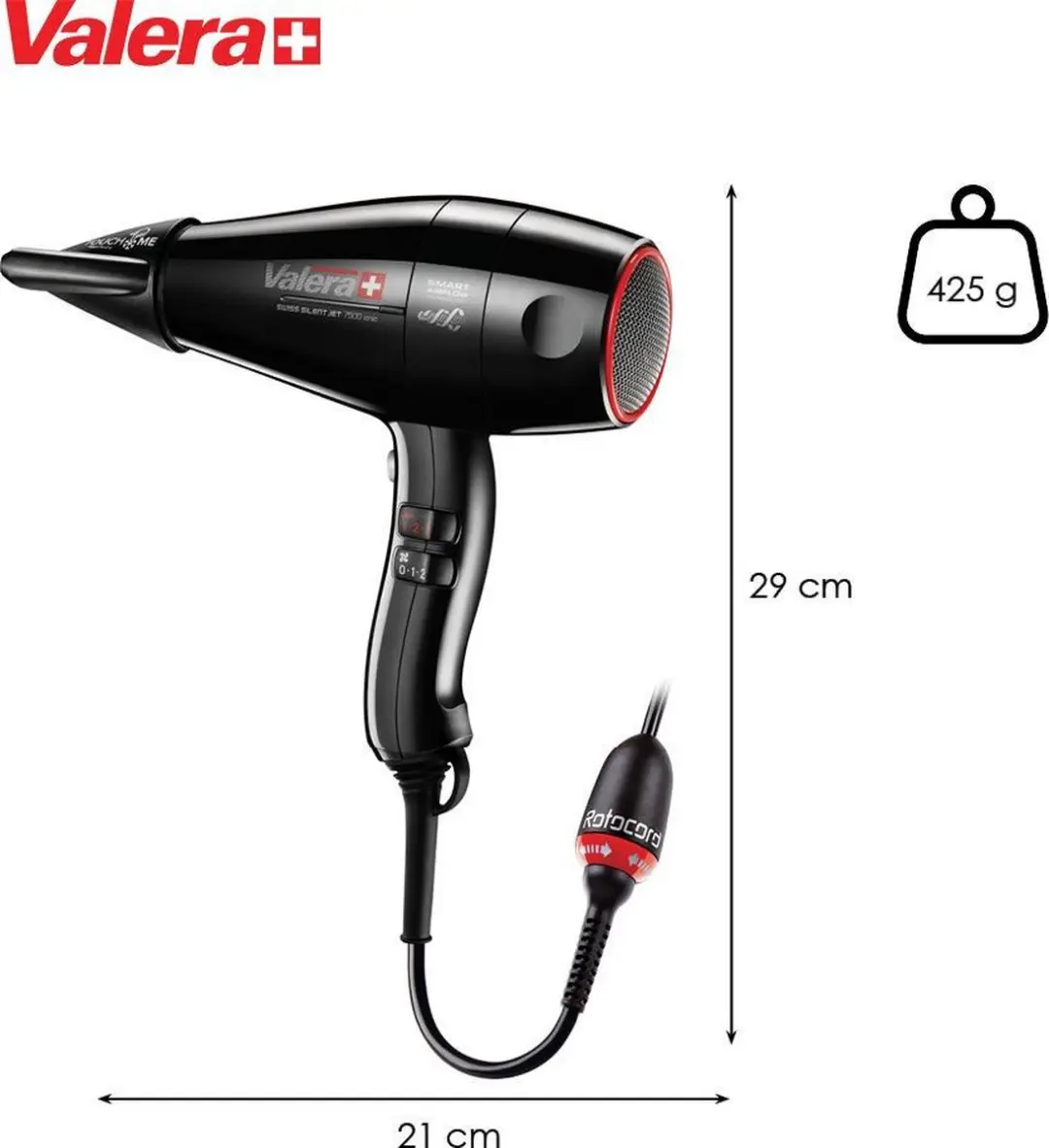 Valera Silent Jet SXJ7500DRC Föhn - 2000W - Multi