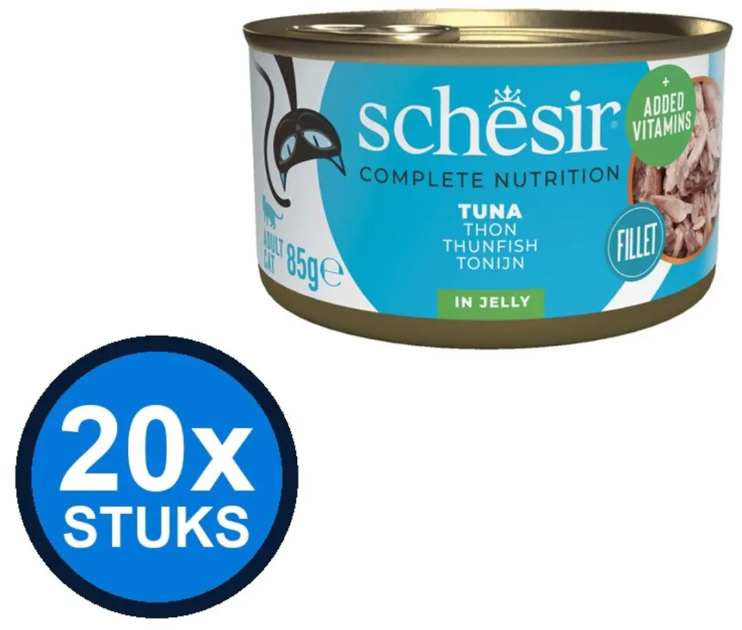 Schesir Tonijn in Gelei Natvoer Kattenvoer