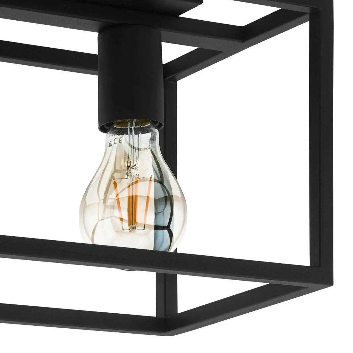 Eglo Eldrick Plafondlamp E27 40cm - Zwart