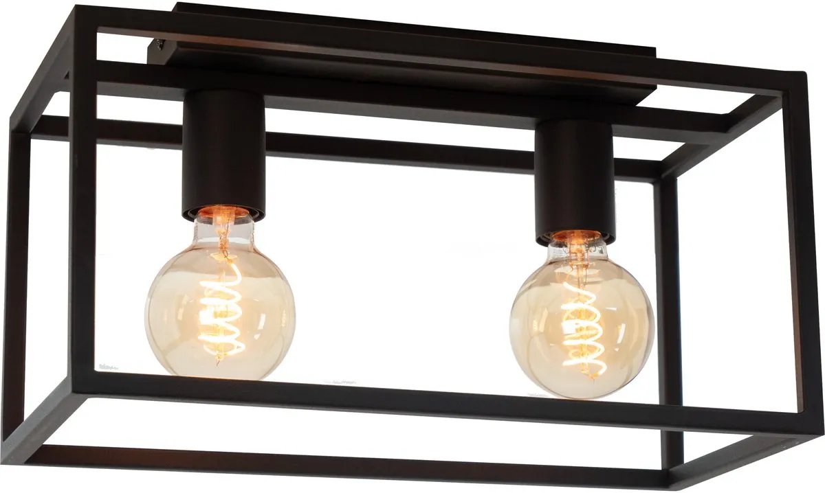 Eglo Eldrick Plafondlamp E27 40cm - Zwart