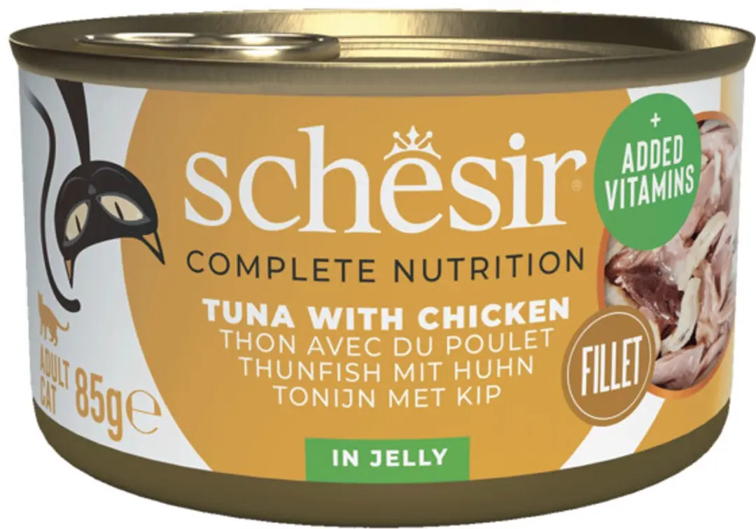 Schesir Kattenvoer Tonijn & Kip in Gelei