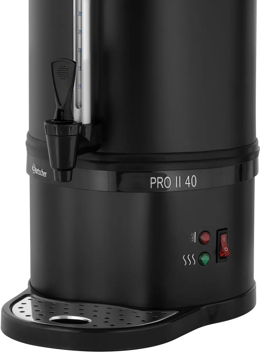 Bartscher PRO II 40 S Koffiezetapparaat 6L - 1200W - Zwart