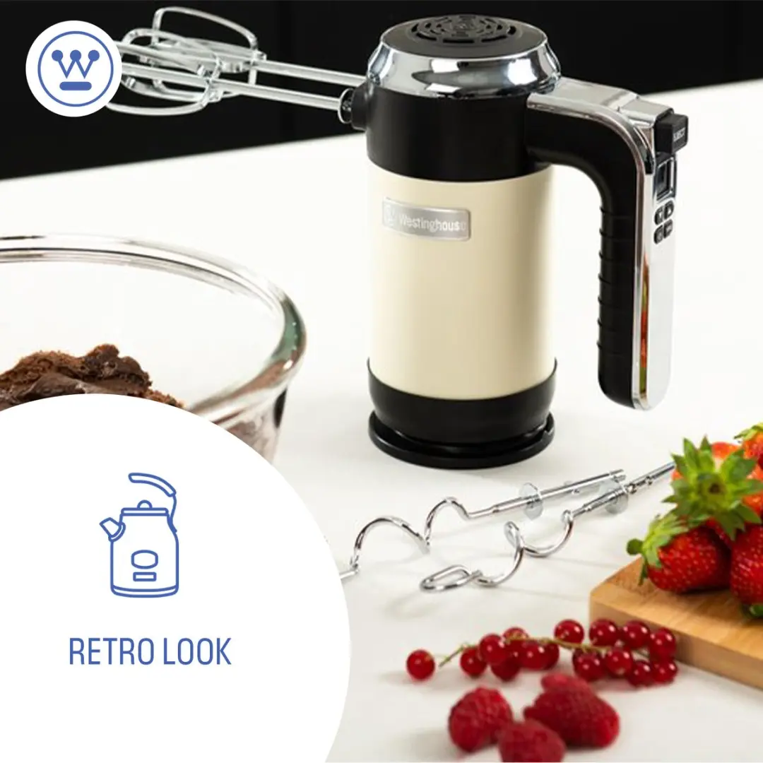 Westinghouse Retro Handmixer WKHM250WH 350W - Beige