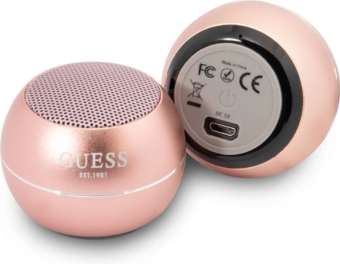 GUESS Mini Bluetooth Speaker - 3W - 4 uur - Rose