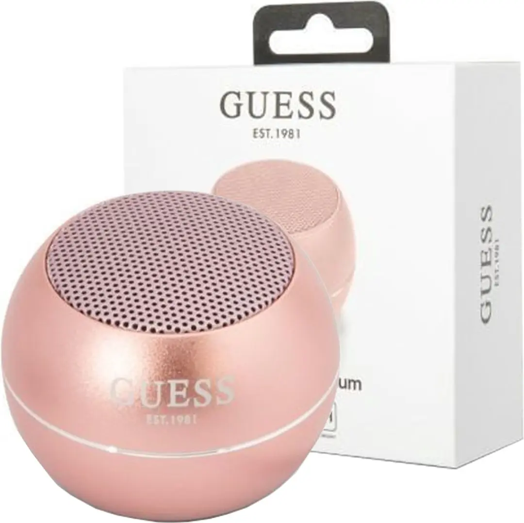 GUESS Mini Bluetooth Speaker - 3W - 4 uur - Rose