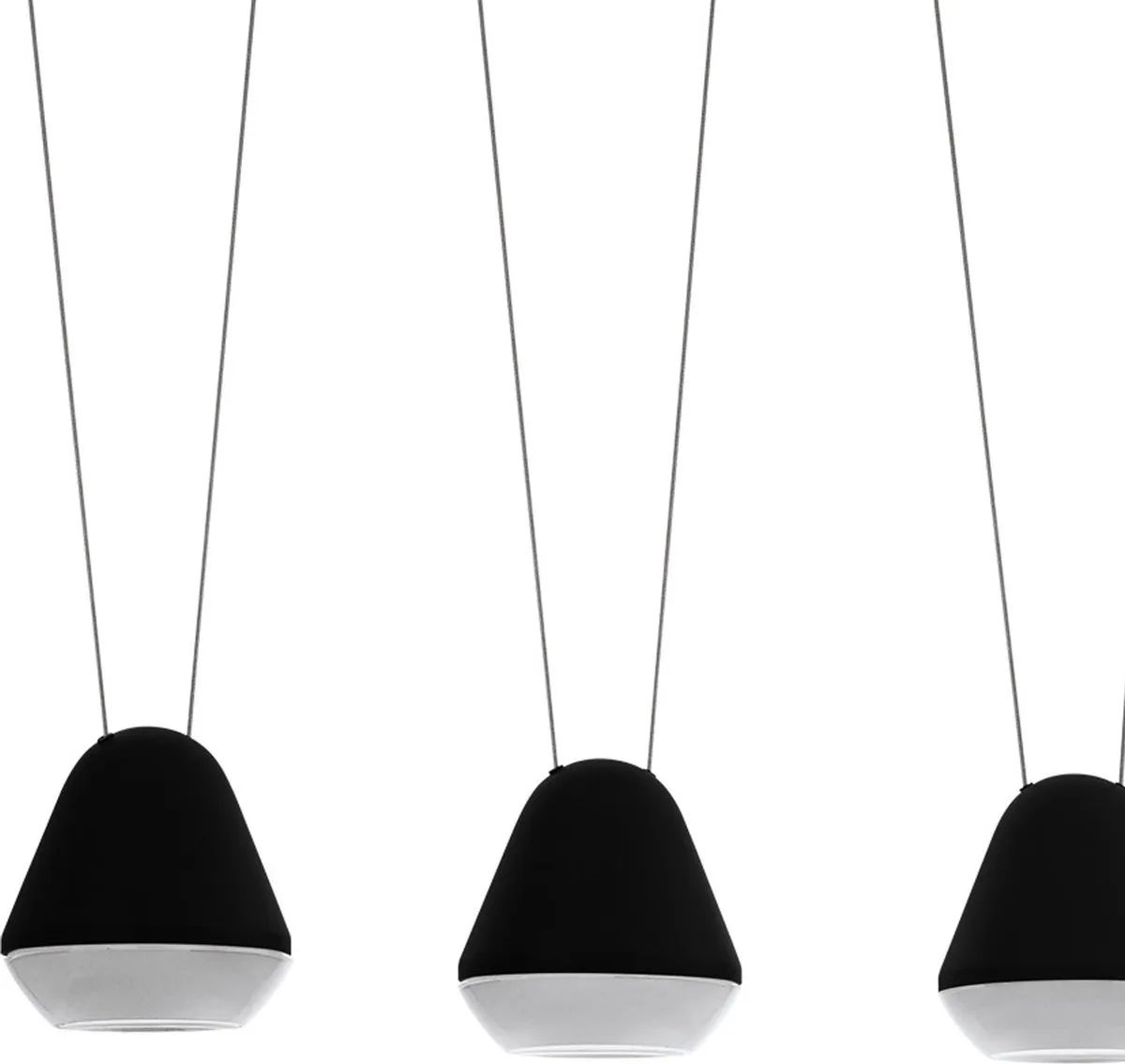Eglo Palbieta Hanglamp 5x GU10 - 116cm - Zwart