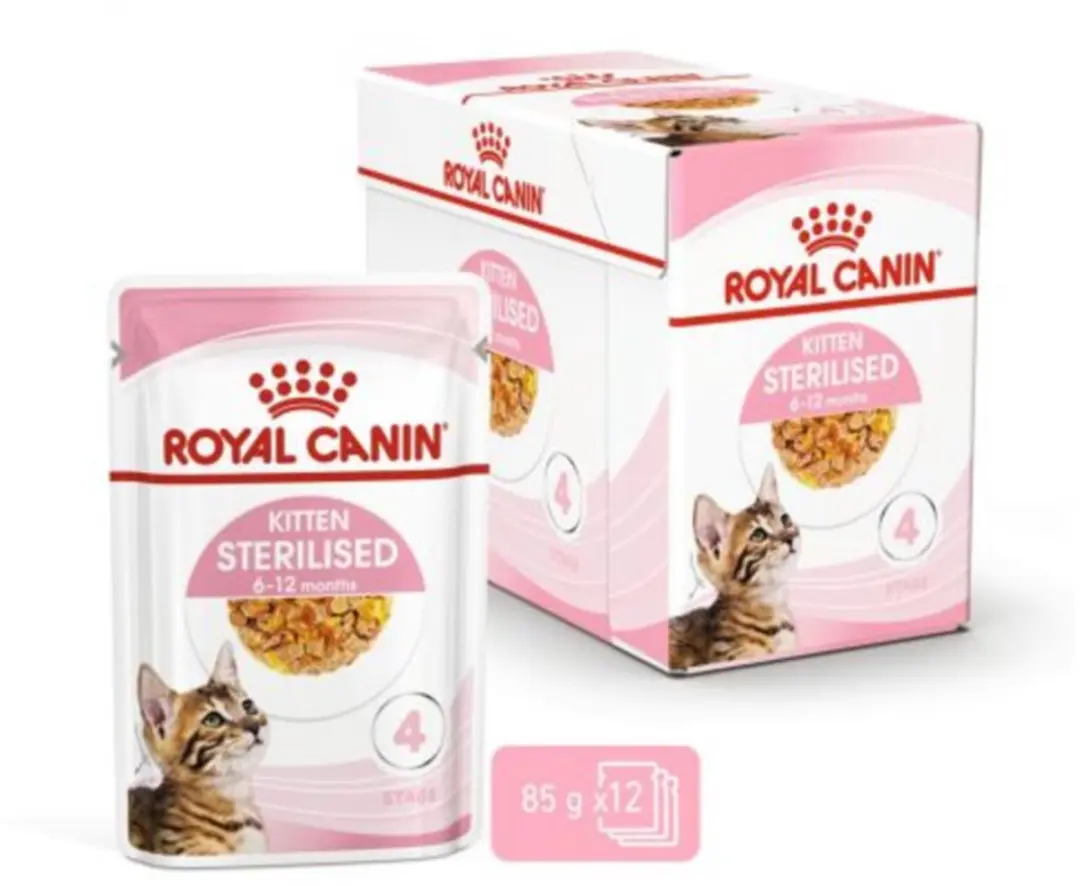 Royal Canin Kitten Sterilised Jelly - 8x12x85g