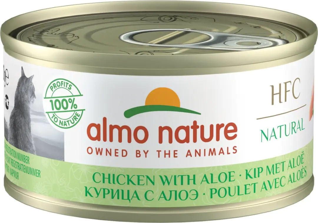 Almo Nature Kip en Garnalen Kattenvoer 24x70g