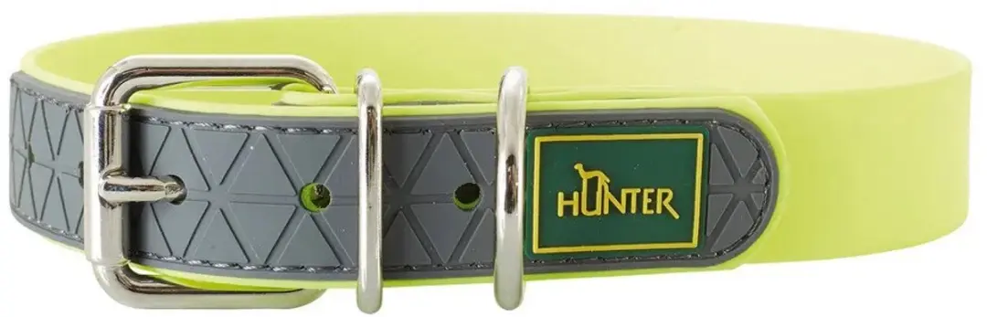 Hunter Convenience Hondenhalsband Geel 28-36cm