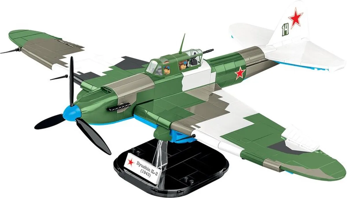 Cobi Iljoesjin IL-2 1943 - 643 Onderdelen - Meerkleurig