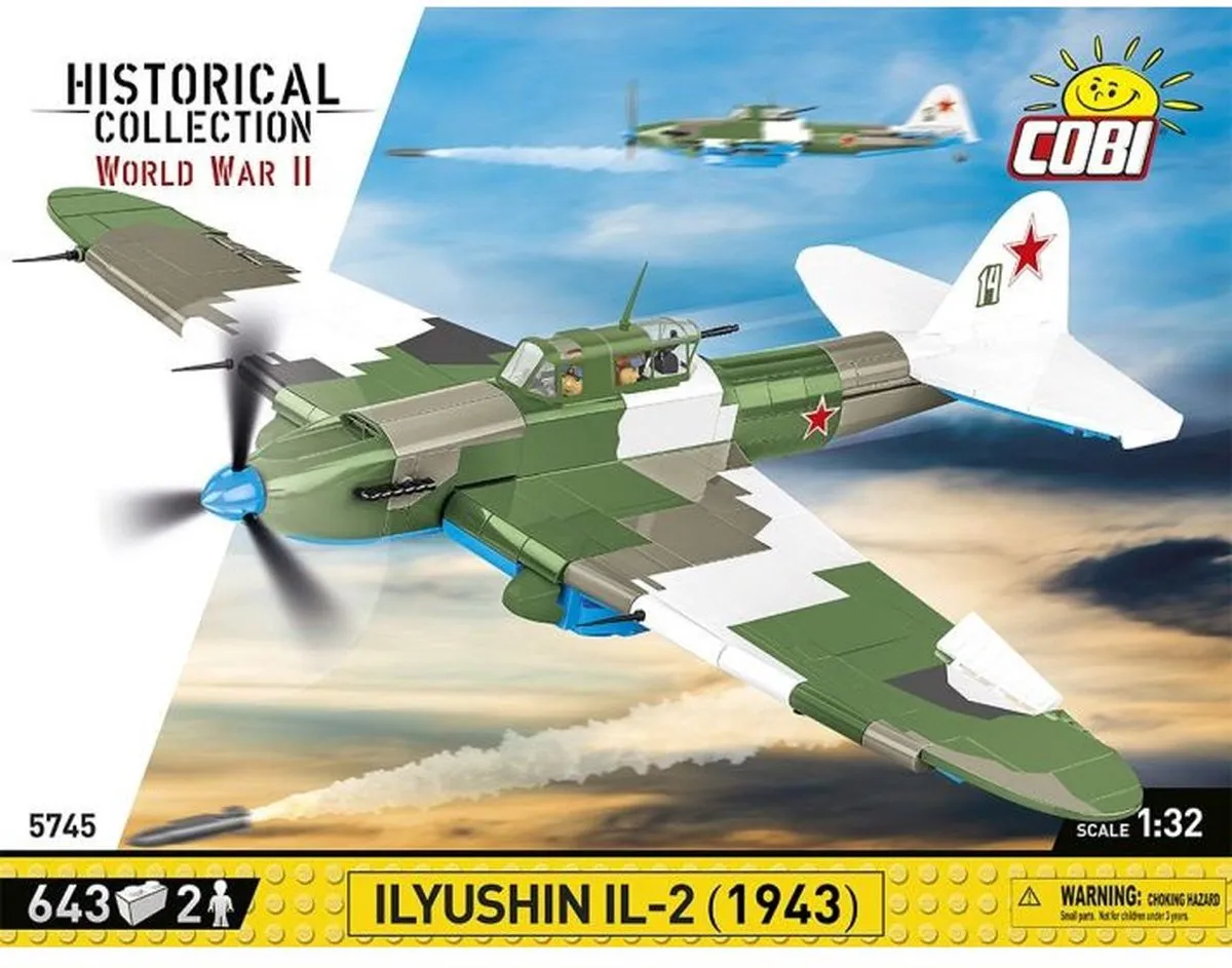 Cobi Iljoesjin IL-2 1943 - 643 Onderdelen - Meerkleurig