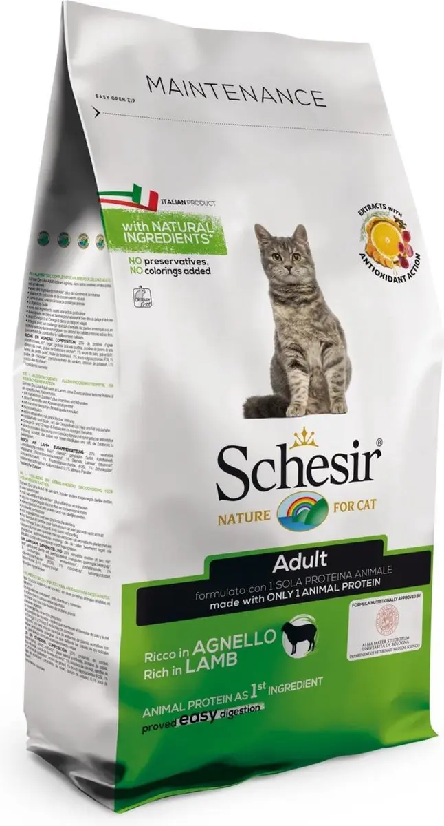 Schesir Kattenvoer Dry Maintenance Lam 400g
